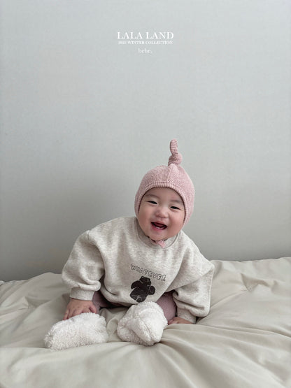 [PRE-ORDER] Peach Tie Bonnet