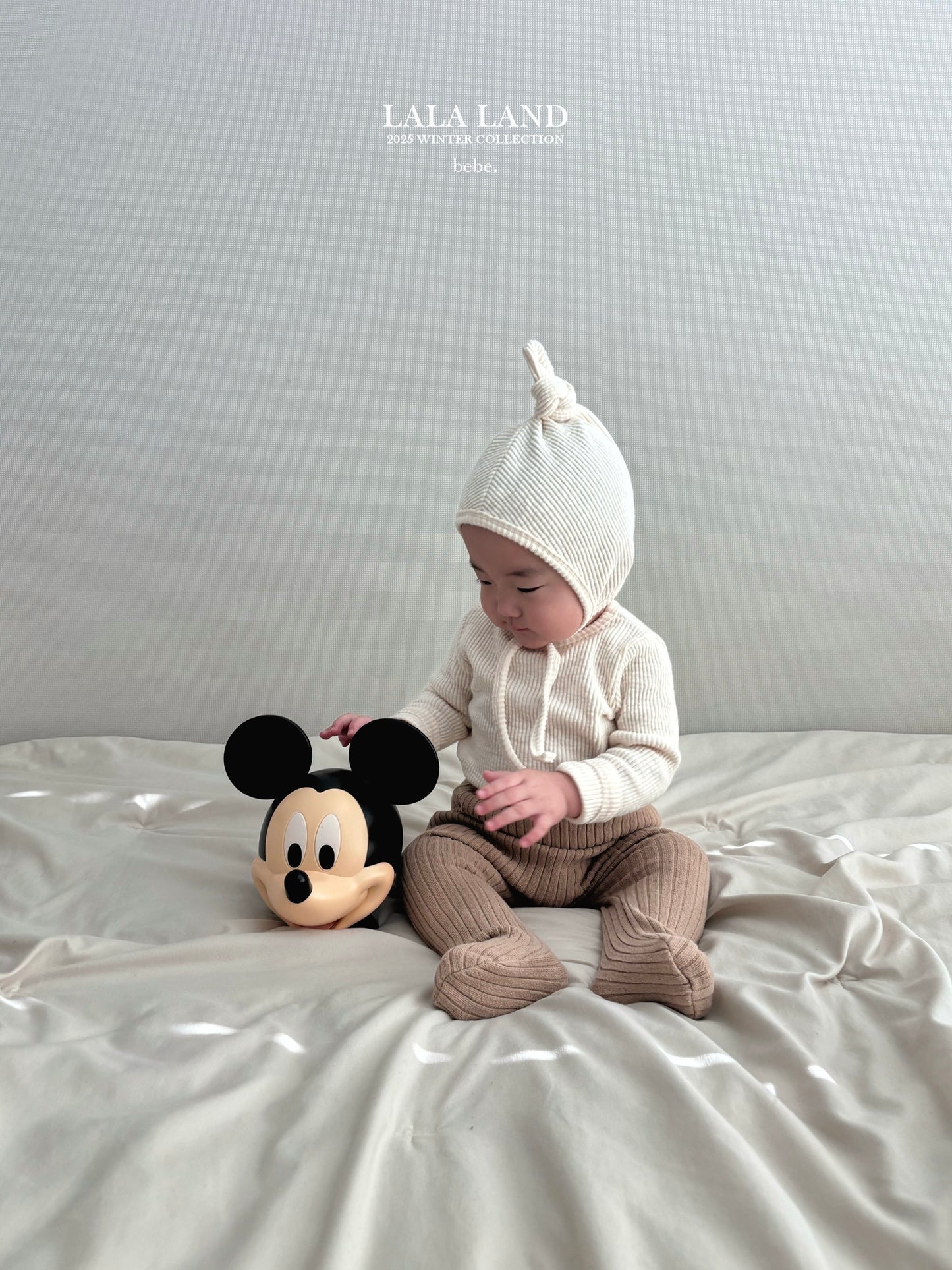 [PRE-ORDER] Peach Tie Bonnet