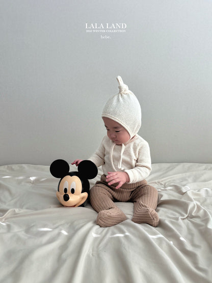 [PRE-ORDER] Peach Tie Bonnet