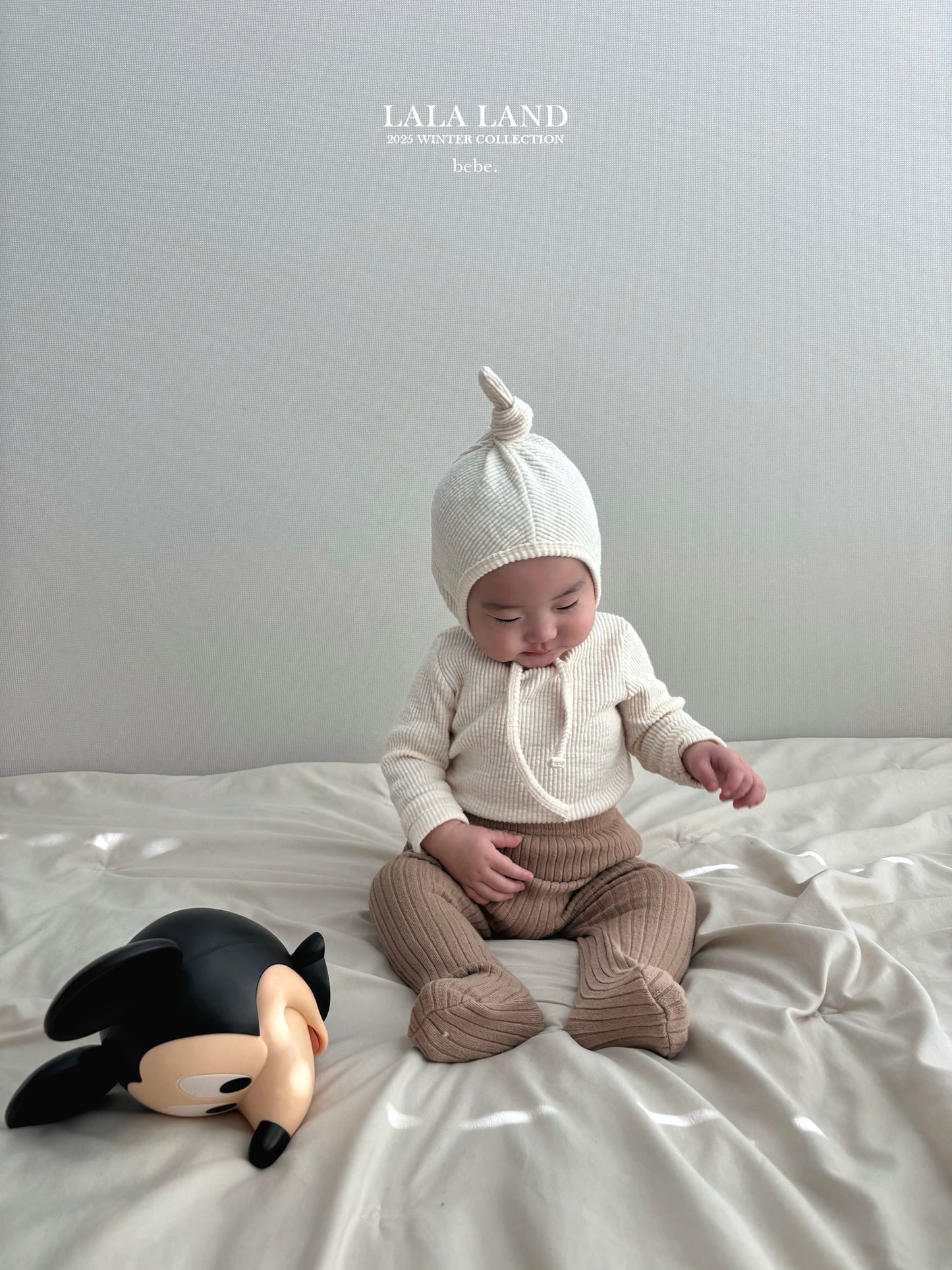 [PRE-ORDER] Peach Tie Bonnet