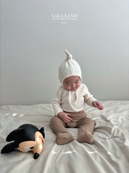 [PRE-ORDER] Peach Tie Bonnet