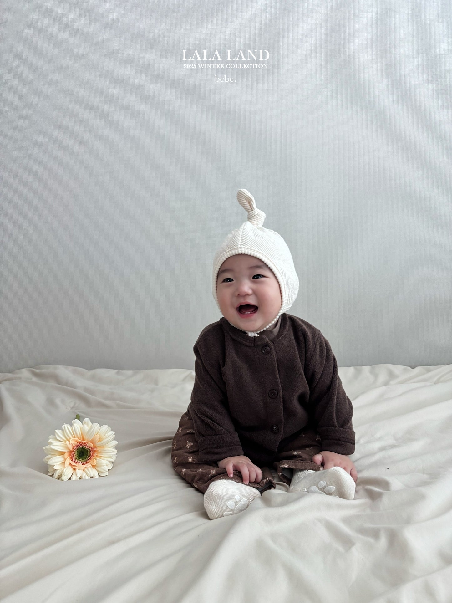 [PRE-ORDER] Peach Tie Bonnet