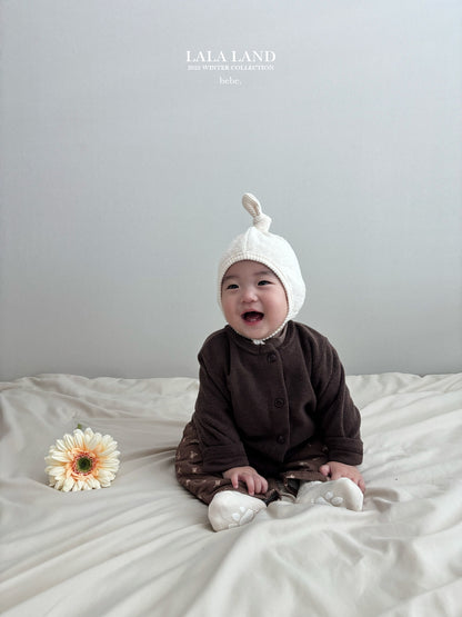 [PRE-ORDER] Peach Tie Bonnet