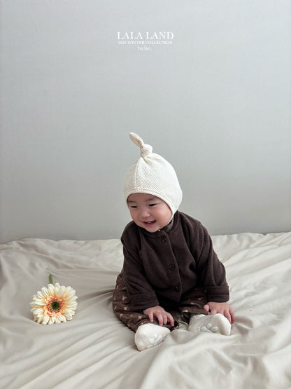 [PRE-ORDER] Peach Binding Baby Cardigan