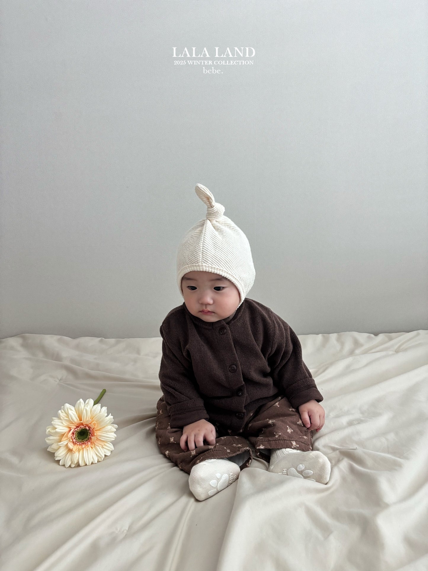 [PRE-ORDER] Peach Binding Baby Cardigan