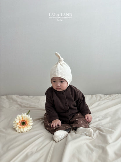 [PRE-ORDER] Peach Binding Baby Cardigan