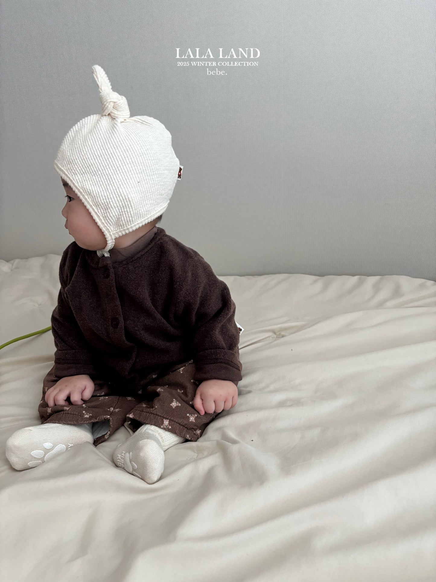 [PRE-ORDER] Peach Binding Baby Cardigan