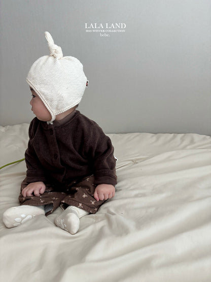 [PRE-ORDER] Peach Binding Baby Cardigan