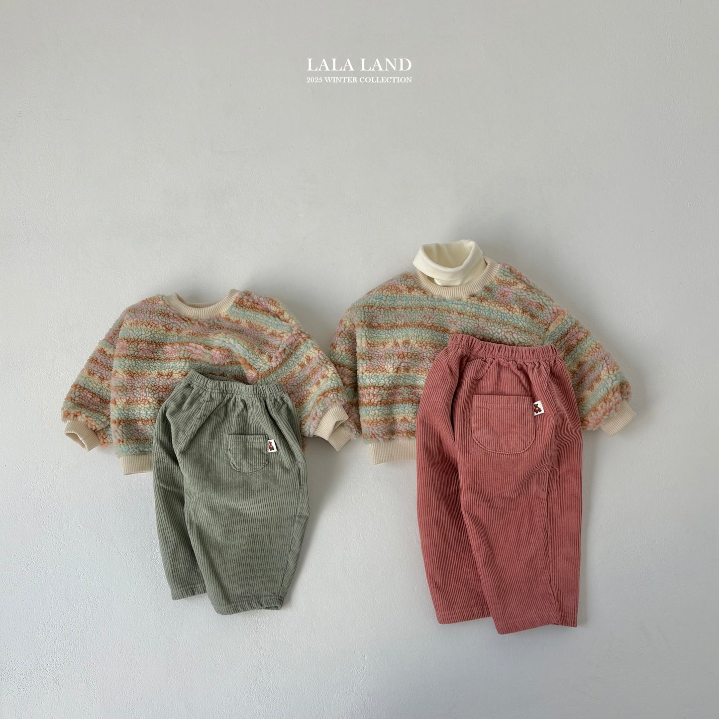 [PRE-ORDER] Sherpa Pattern Baby Sweatshirts