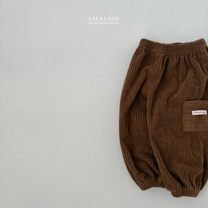 [PRE-ORDER] Corduroy Cargo Jogger Pants