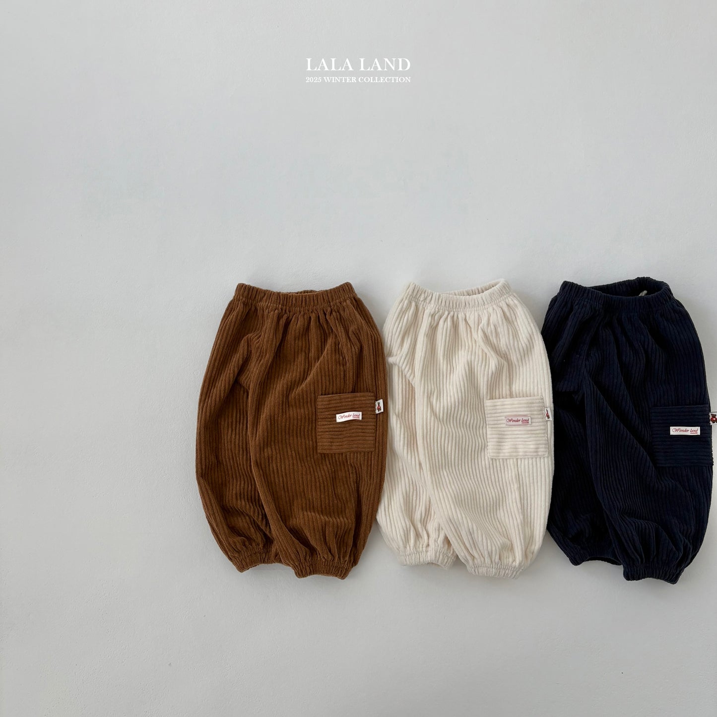 [PRE-ORDER] Corduroy Cargo Jogger Pants