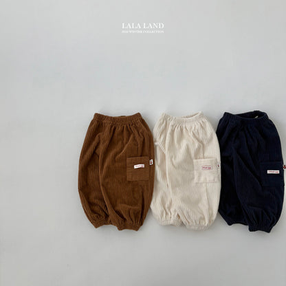 [PRE-ORDER] Corduroy Cargo Jogger Pants