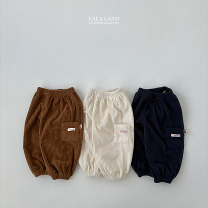 [PRE-ORDER] Corduroy Cargo Jogger Pants