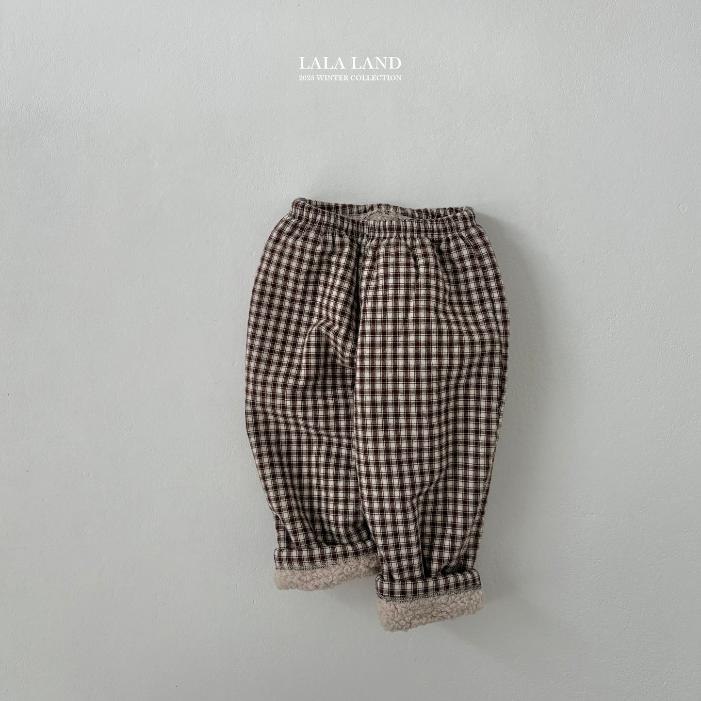 [PRE-ORDER] Check Boa Fur Pants