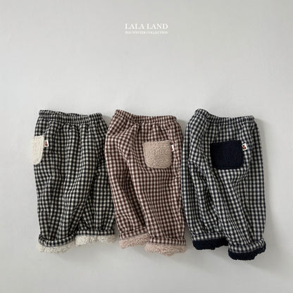 [PRE-ORDER] Check Boa Fur Pants