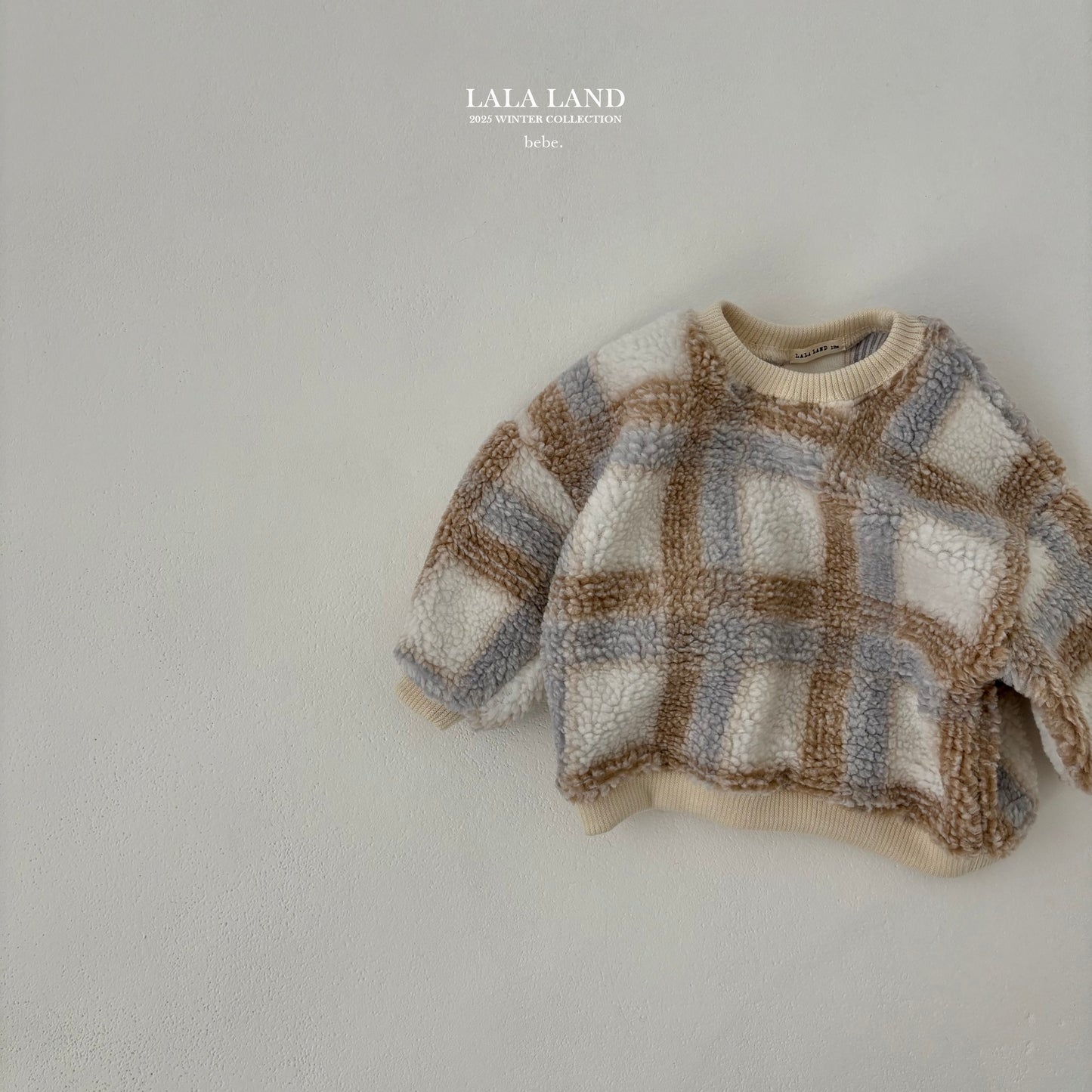 [PRE-ORDER] Sherpa Pattern Baby Sweatshirts