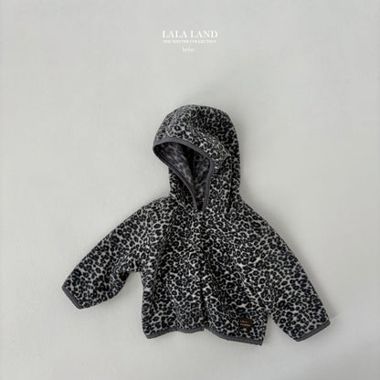 [PRE-ORDER] Leopard Fleece Baby Cardigan