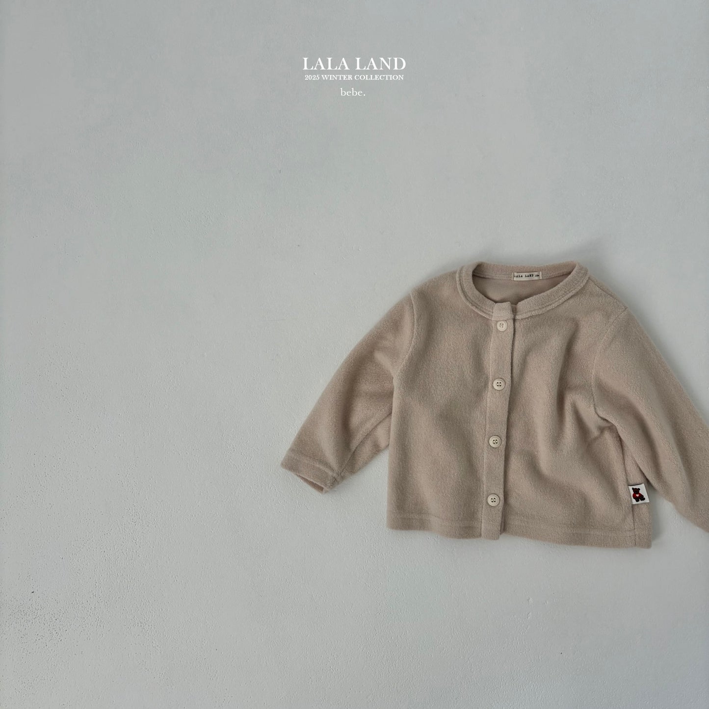 [PRE-ORDER] Peach Binding Baby Cardigan