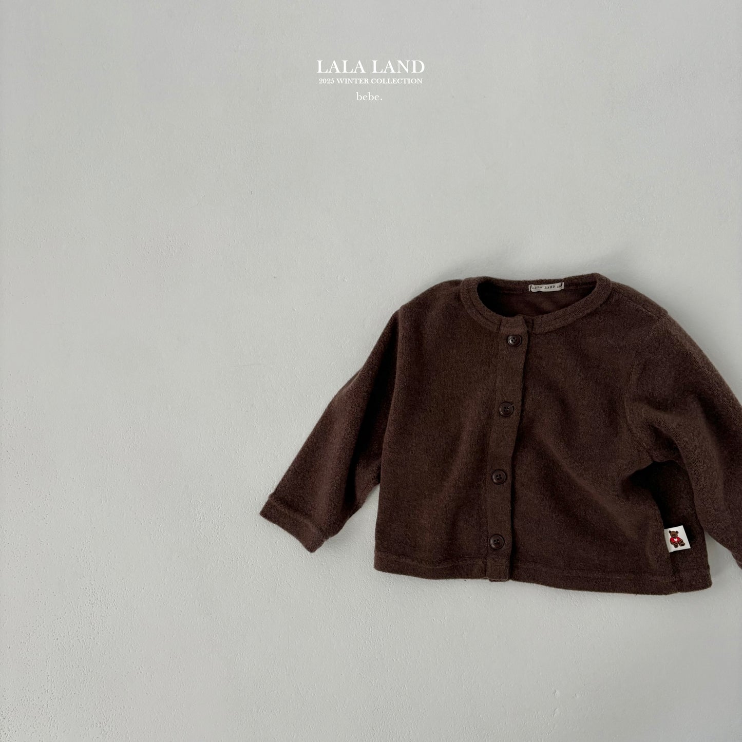 [PRE-ORDER] Peach Binding Baby Cardigan