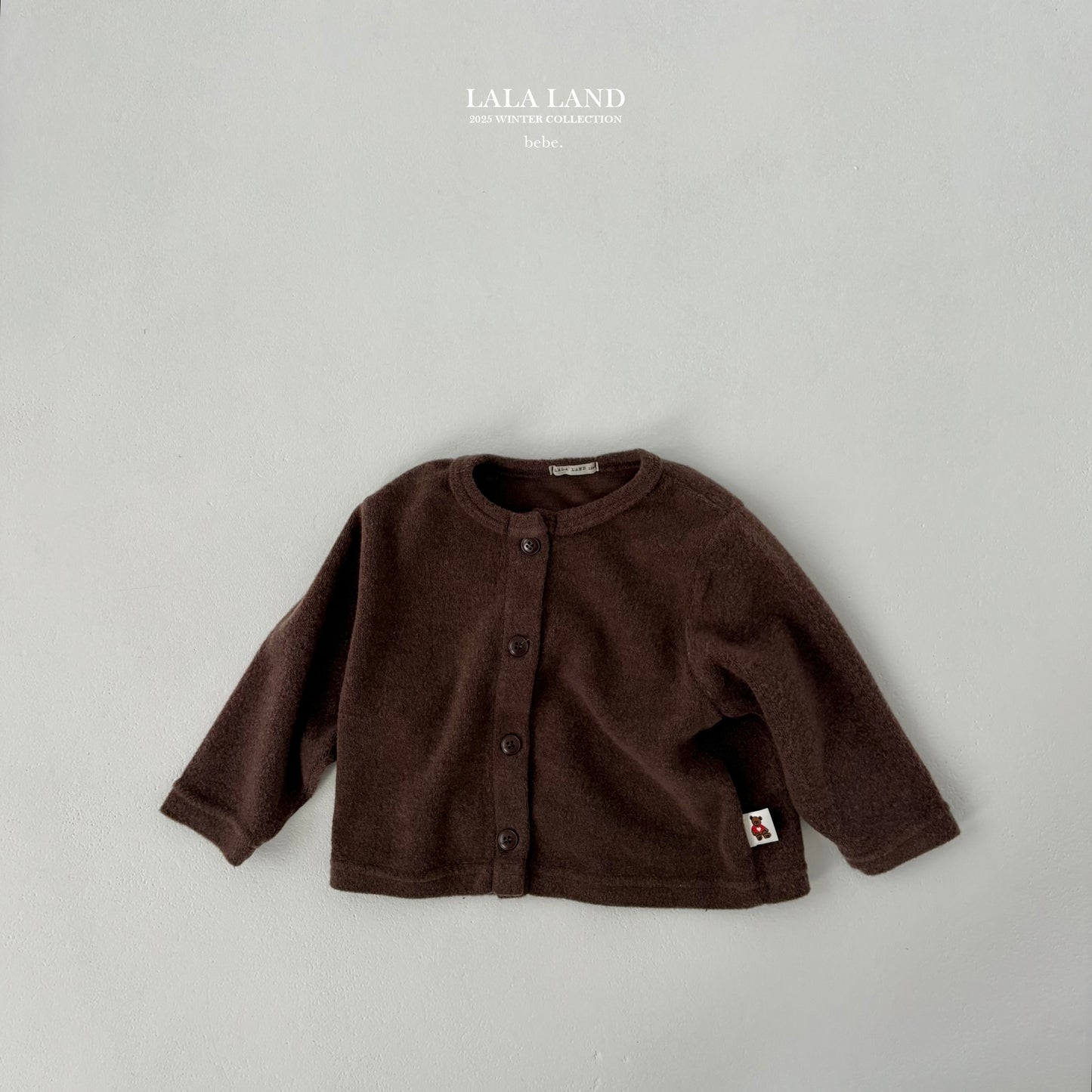 [PRE-ORDER] Peach Binding Baby Cardigan