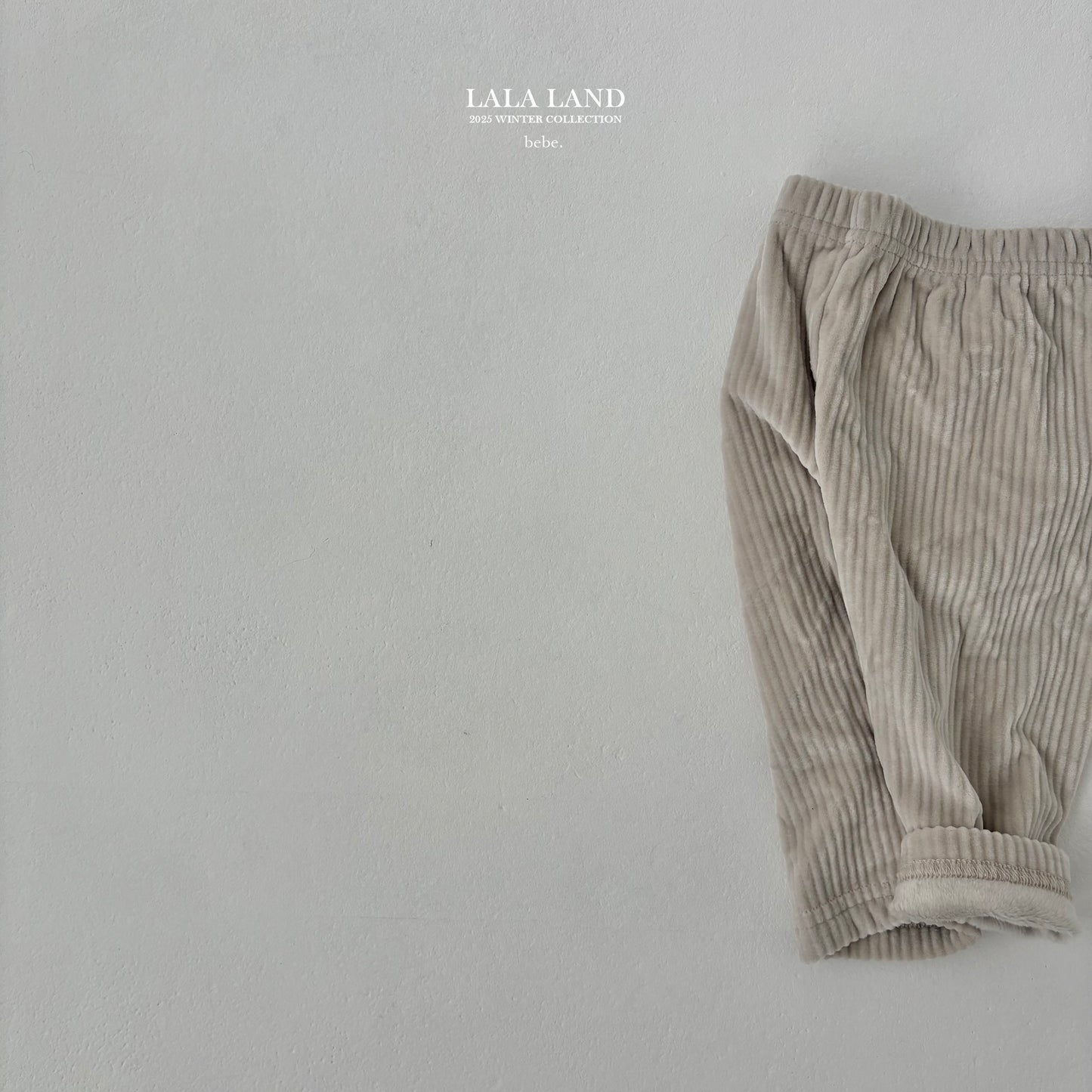 [PRE-ORDER] Mink Ribbed Baby Leggings