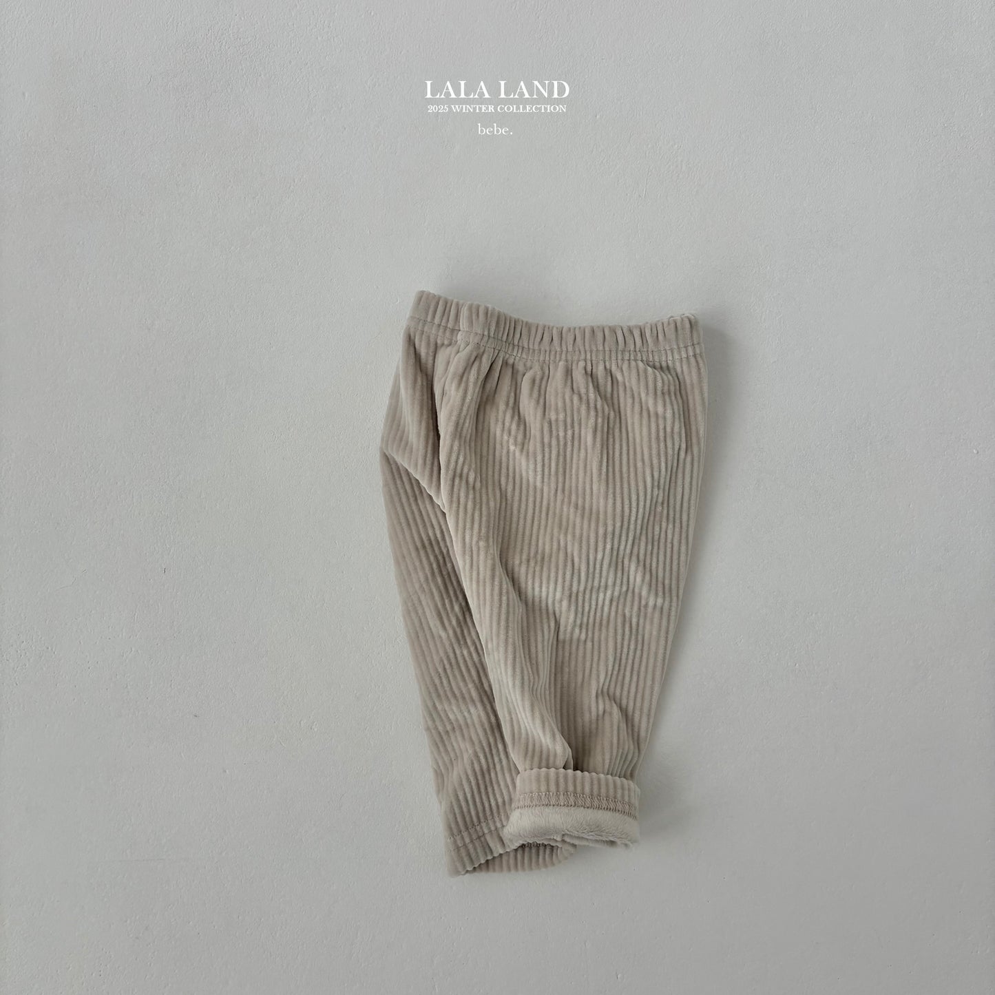 [PRE-ORDER] Mink Ribbed Baby Leggings