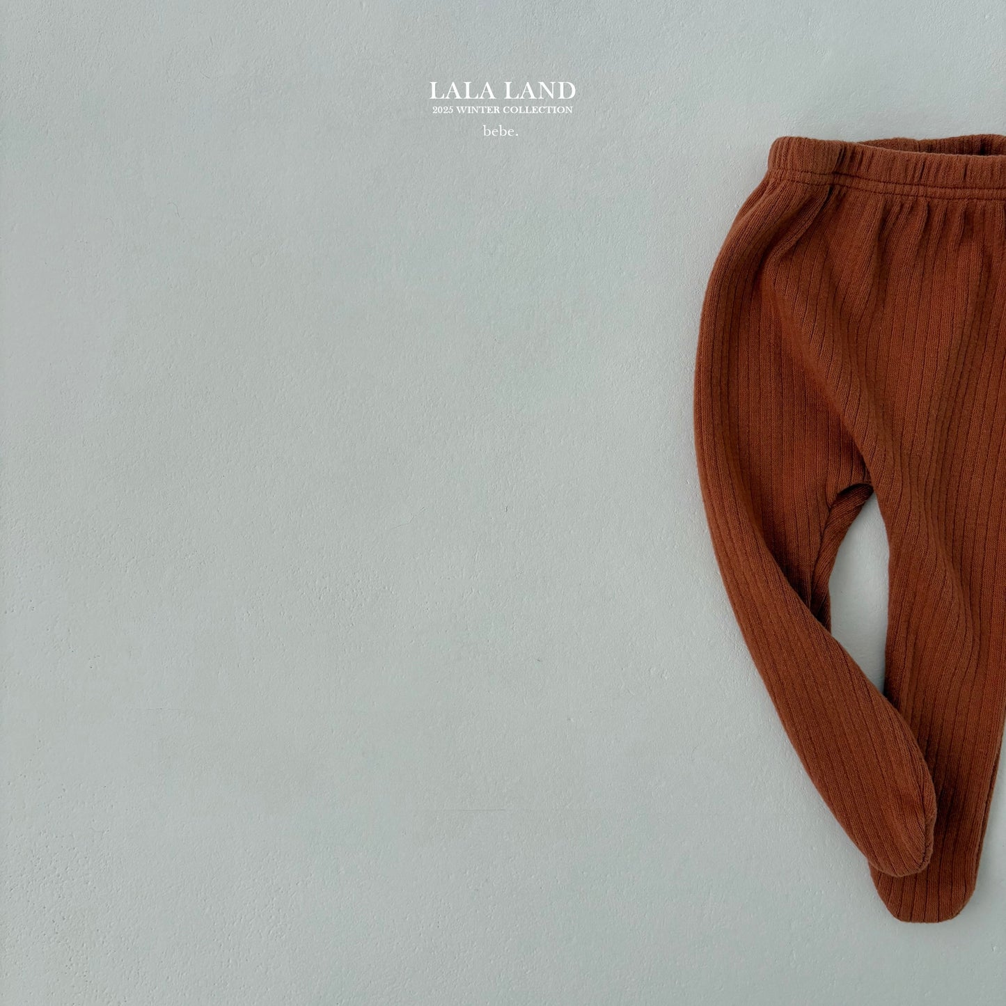 [PRE-ORDER] Knit Ribbed Foot Leggings