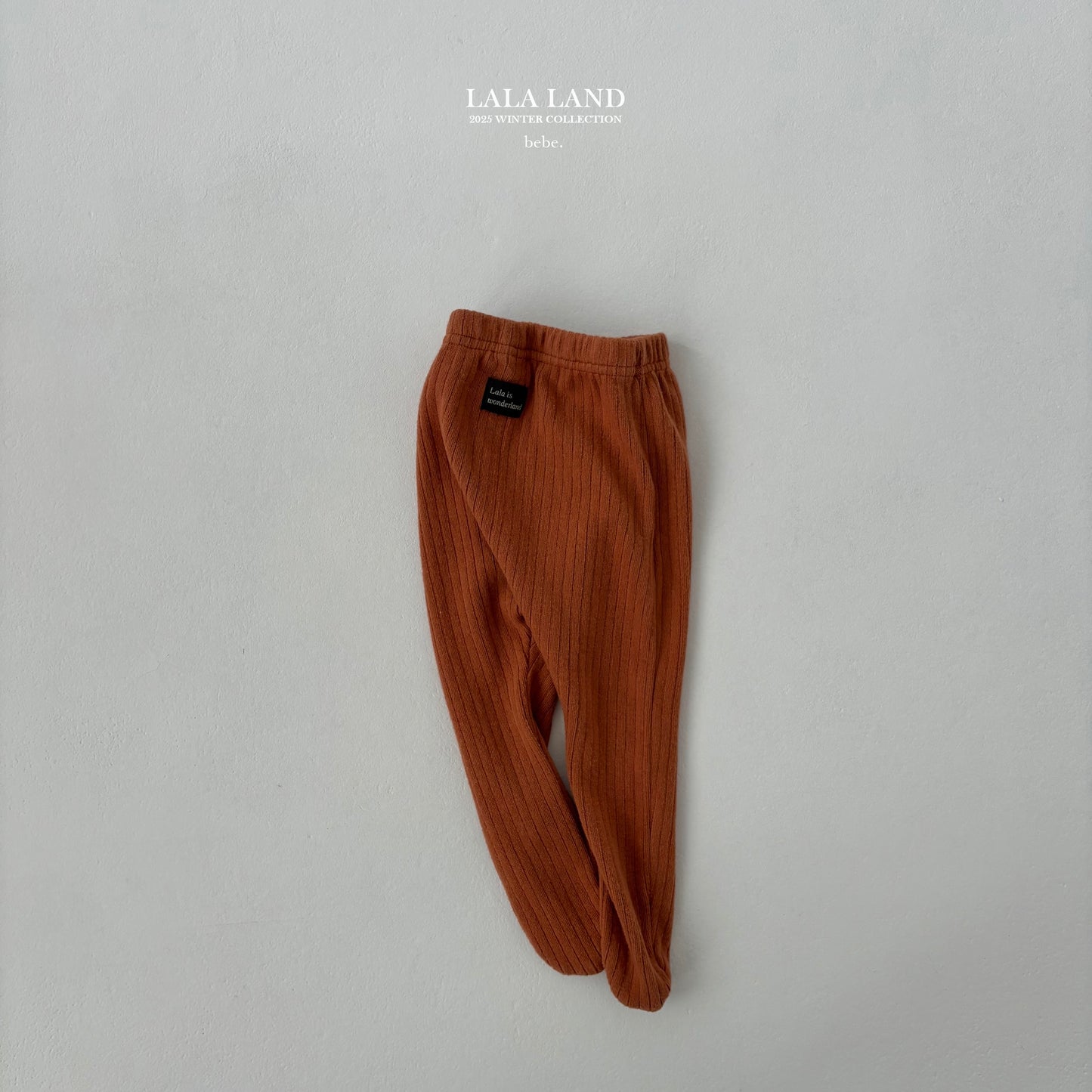 [PRE-ORDER] Knit Ribbed Foot Leggings