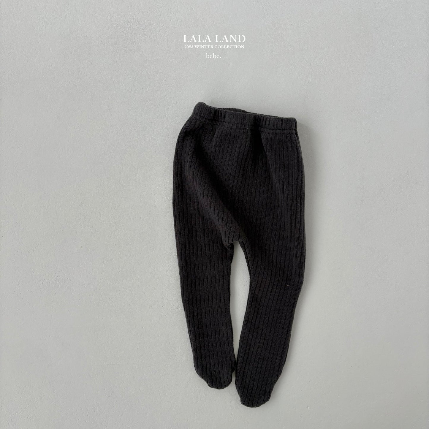 [PRE-ORDER] Knit Ribbed Foot Leggings