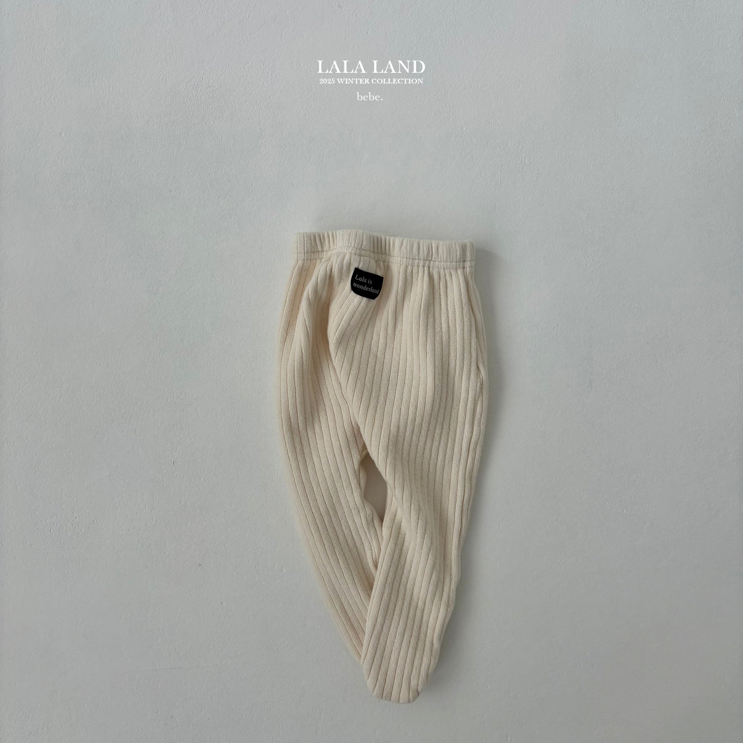 [PRE-ORDER] Knit Ribbed Foot Leggings