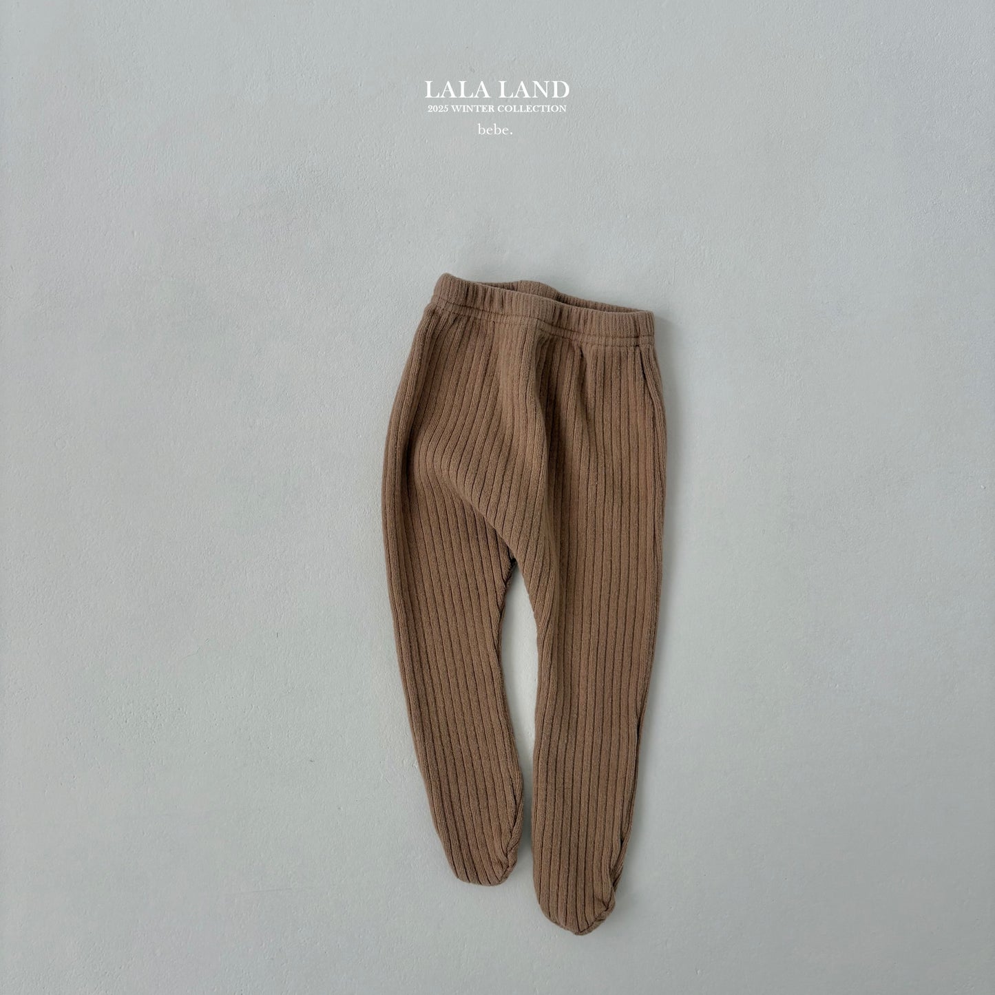 [PRE-ORDER] Knit Ribbed Foot Leggings