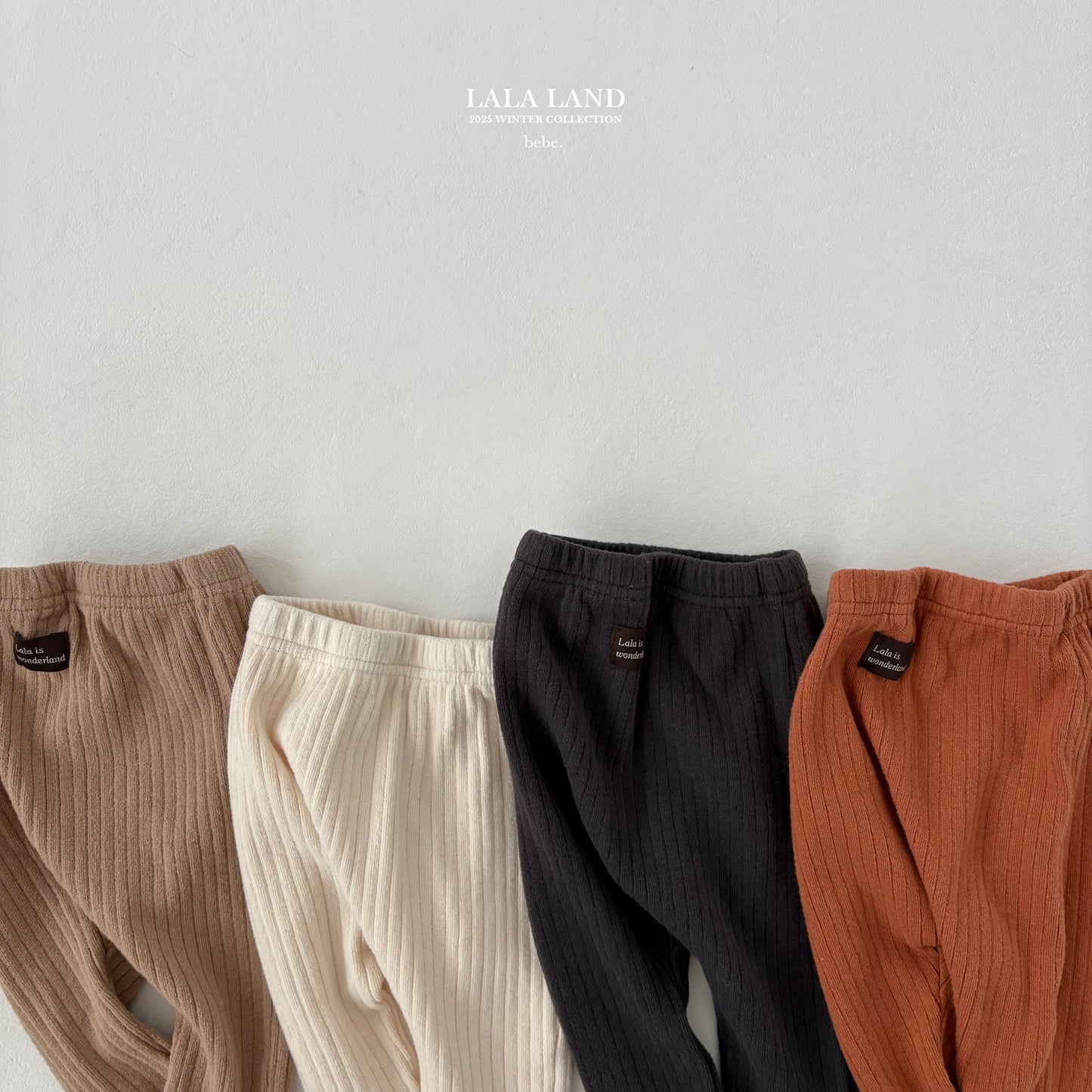 [PRE-ORDER] Knit Ribbed Foot Leggings