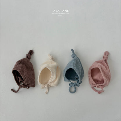 [PRE-ORDER] Peach Tie Bonnet