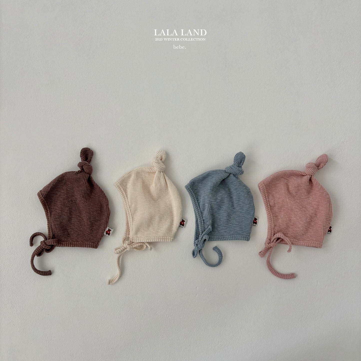 [PRE-ORDER] Peach Tie Bonnet