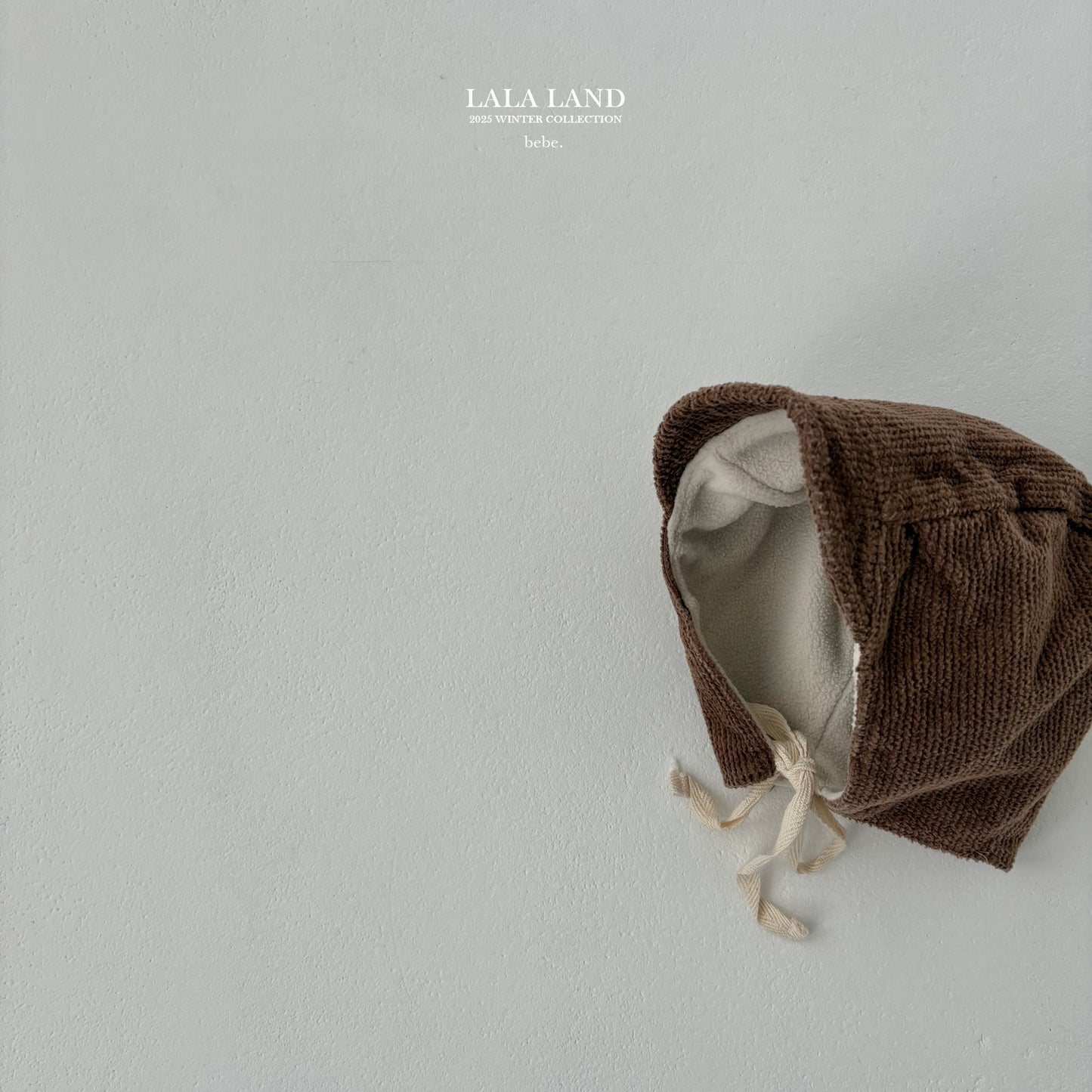 [PRE-ORDER] Corduroy Fleece Bonnet