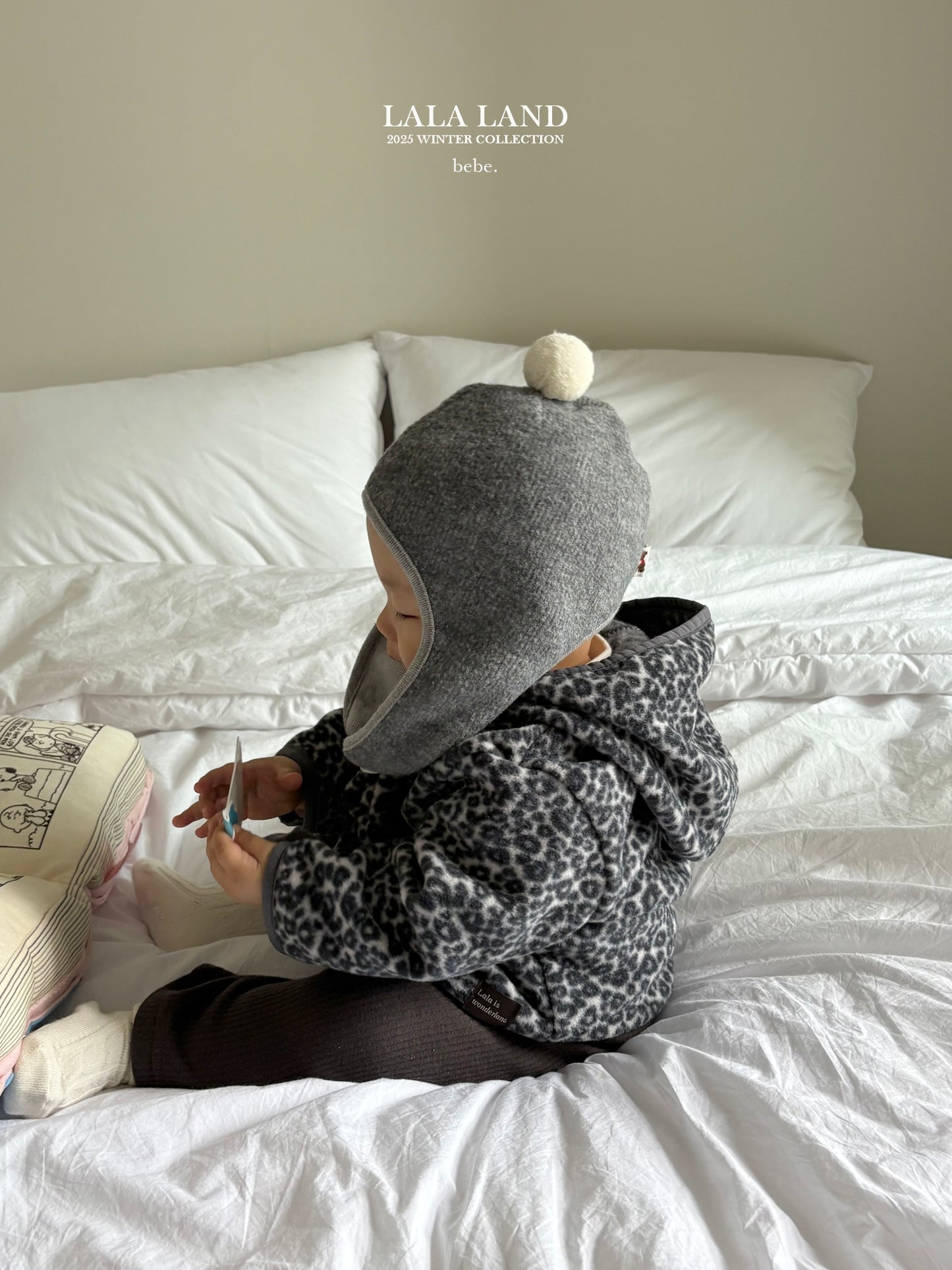 [PRE-ORDER] Leopard Fleece Baby Cardigan