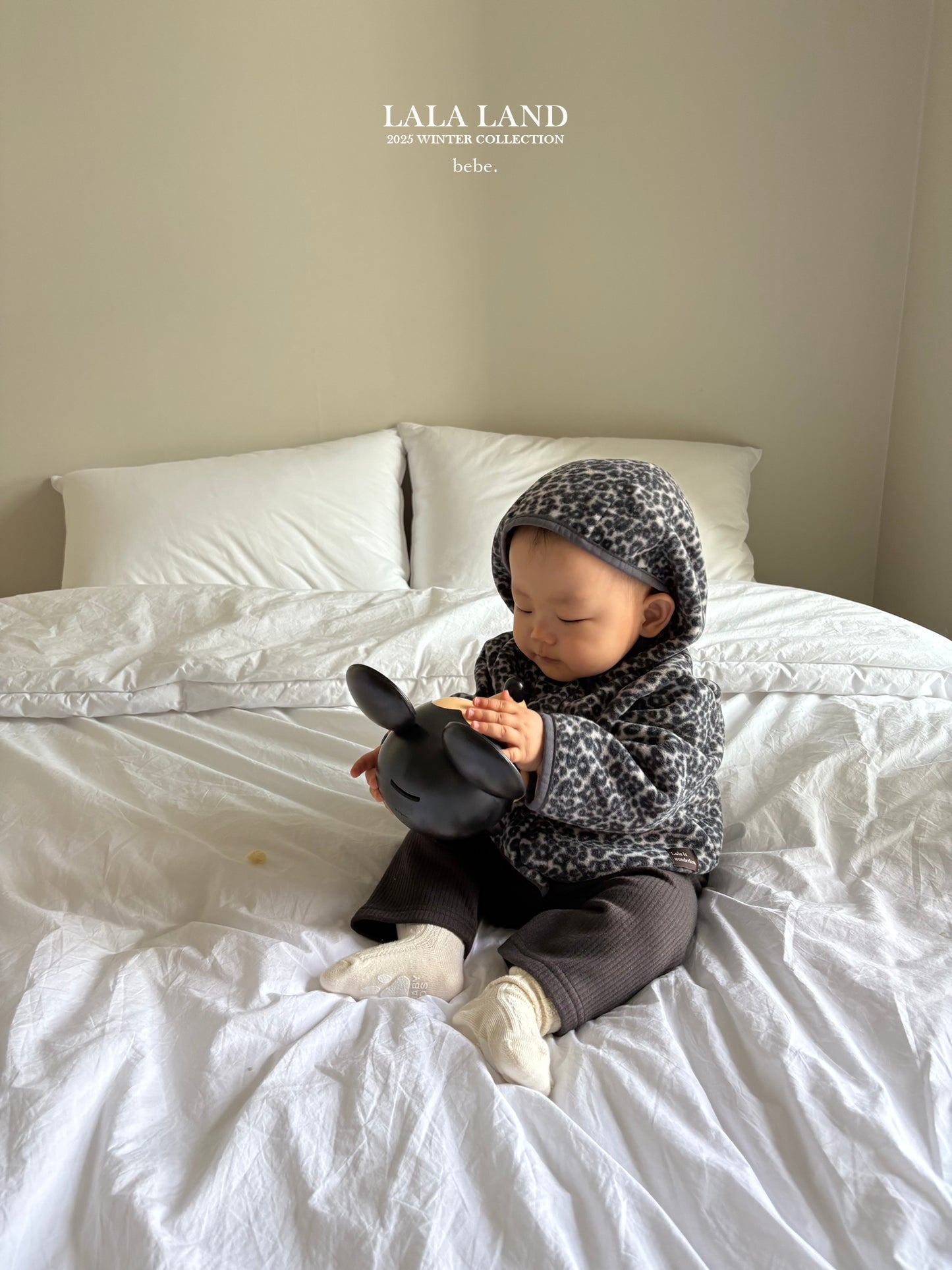 [PRE-ORDER] Leopard Fleece Baby Cardigan