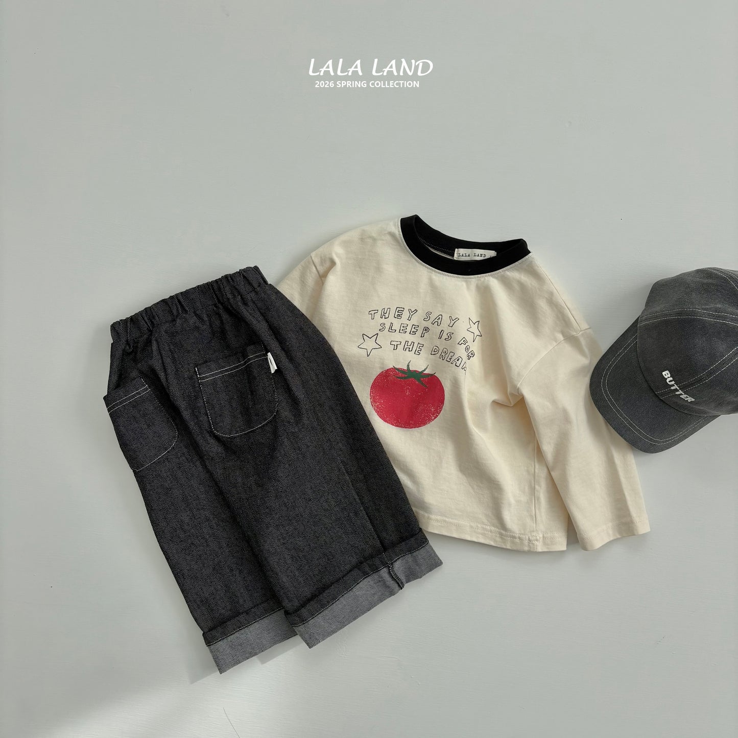 [PRE-ORDER] Roll-Up Stitch Denim Pants