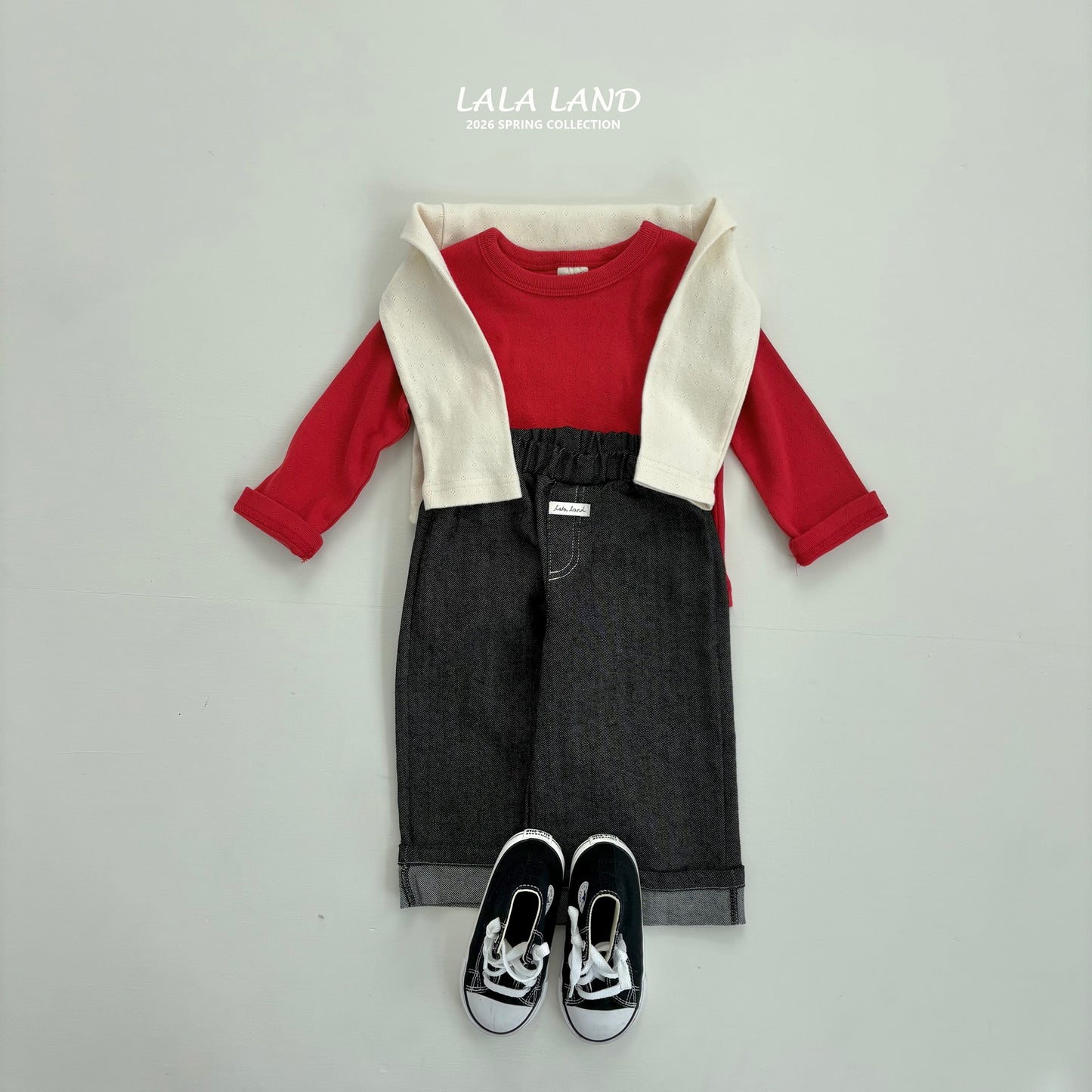 [PRE-ORDER] Roll-Up Stitch Denim Pants