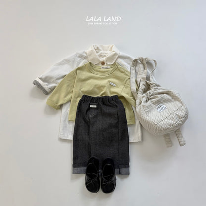 [PRE-ORDER] Roll-Up Stitch Denim Pants