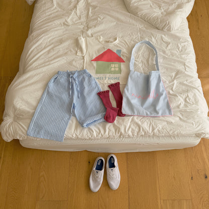 Sweet Home T-Shirts [Ivory/XS(2-3yr), M(4-5yr)]