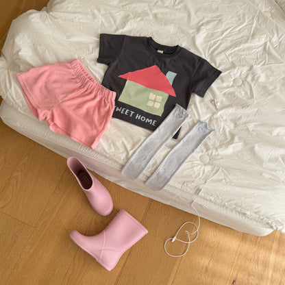 Sweet Home T-Shirts [Ivory/XS(2-3yr), M(4-5yr)]