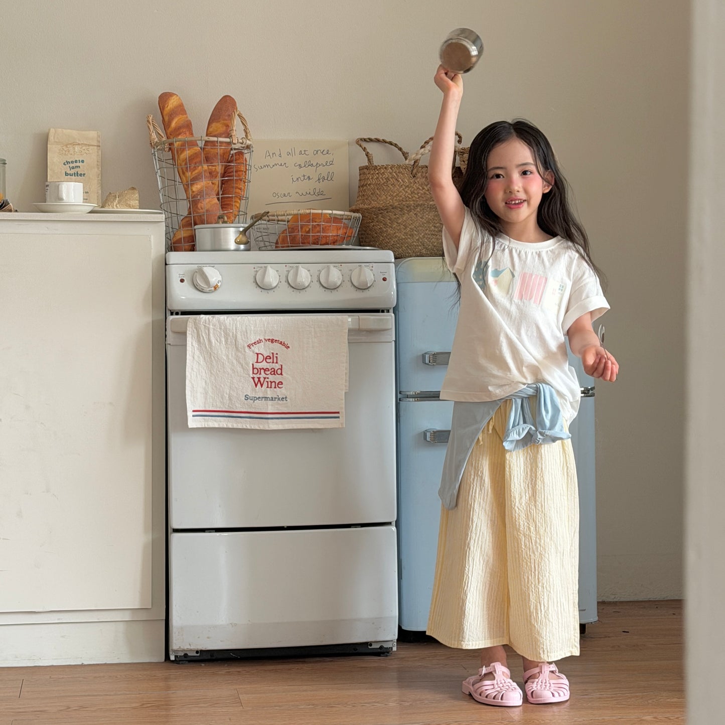 Pastel Home T-Shirts [Ivory/XS(2-3yr)]