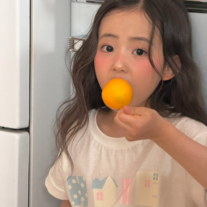 Pastel Home T-Shirts [Ivory/XS(2-3yr)]