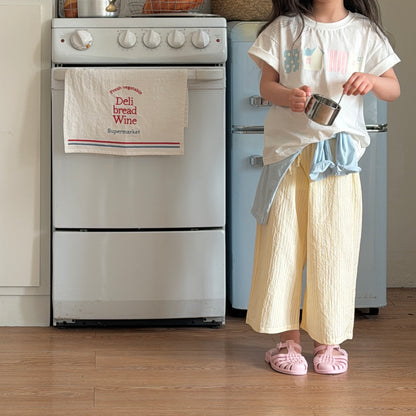 Pastel Home T-Shirts [Ivory/XS(2-3yr)]