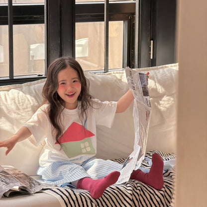 Sweet Home T-Shirts [Ivory/XS(2-3yr), M(4-5yr)]