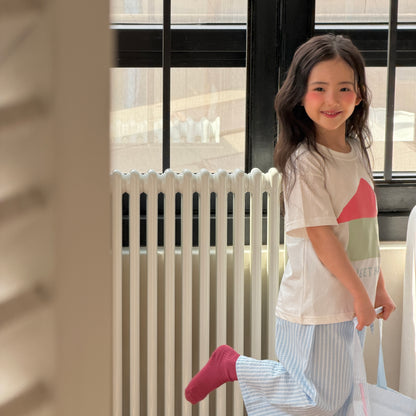 Sweet Home T-Shirts [Ivory/XS(2-3yr), M(4-5yr)]