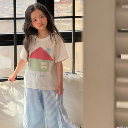 Sweet Home T-Shirts [Ivory/XS(2-3yr), M(4-5yr)]