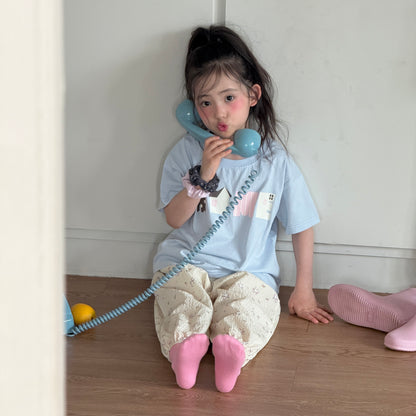 Pastel Home T-Shirts [Ivory/XS(2-3yr)]