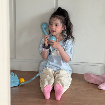 Pastel Home T-Shirts [Ivory/XS(2-3yr)]